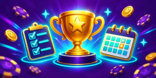 Daily and weekly achievement rewards at Rookash Casino